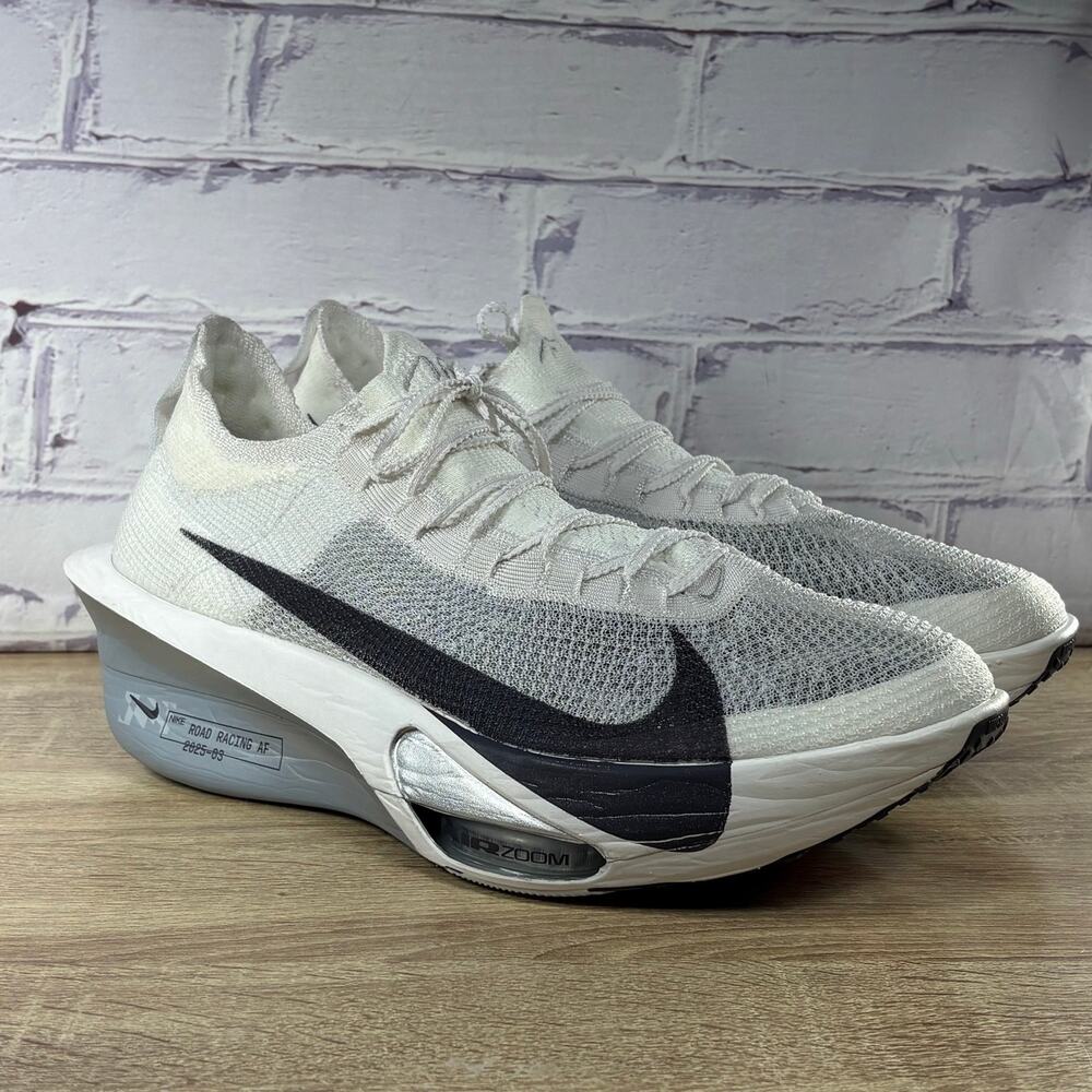 Nike Air Zoom Alphafly NEXT% 3 White Gridiron FD8311-101 Men's Size 15 Running